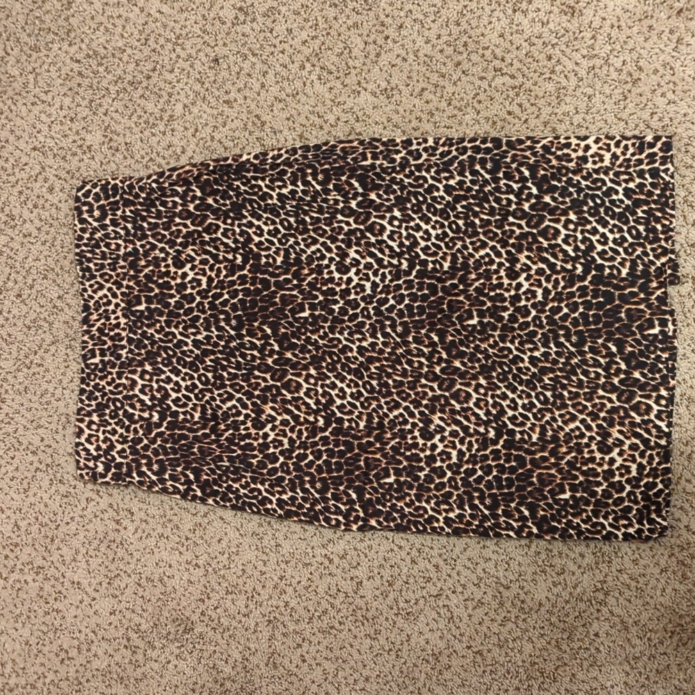 Pinup Girl Clothing leopard pencil skirt